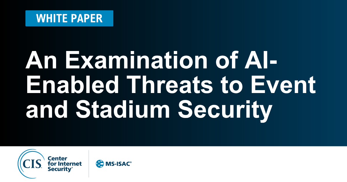 An Examination of AI-Enabled Threats to Event and Stadium Security