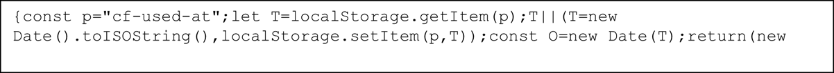 Figure 4 JavaScript Time Condition