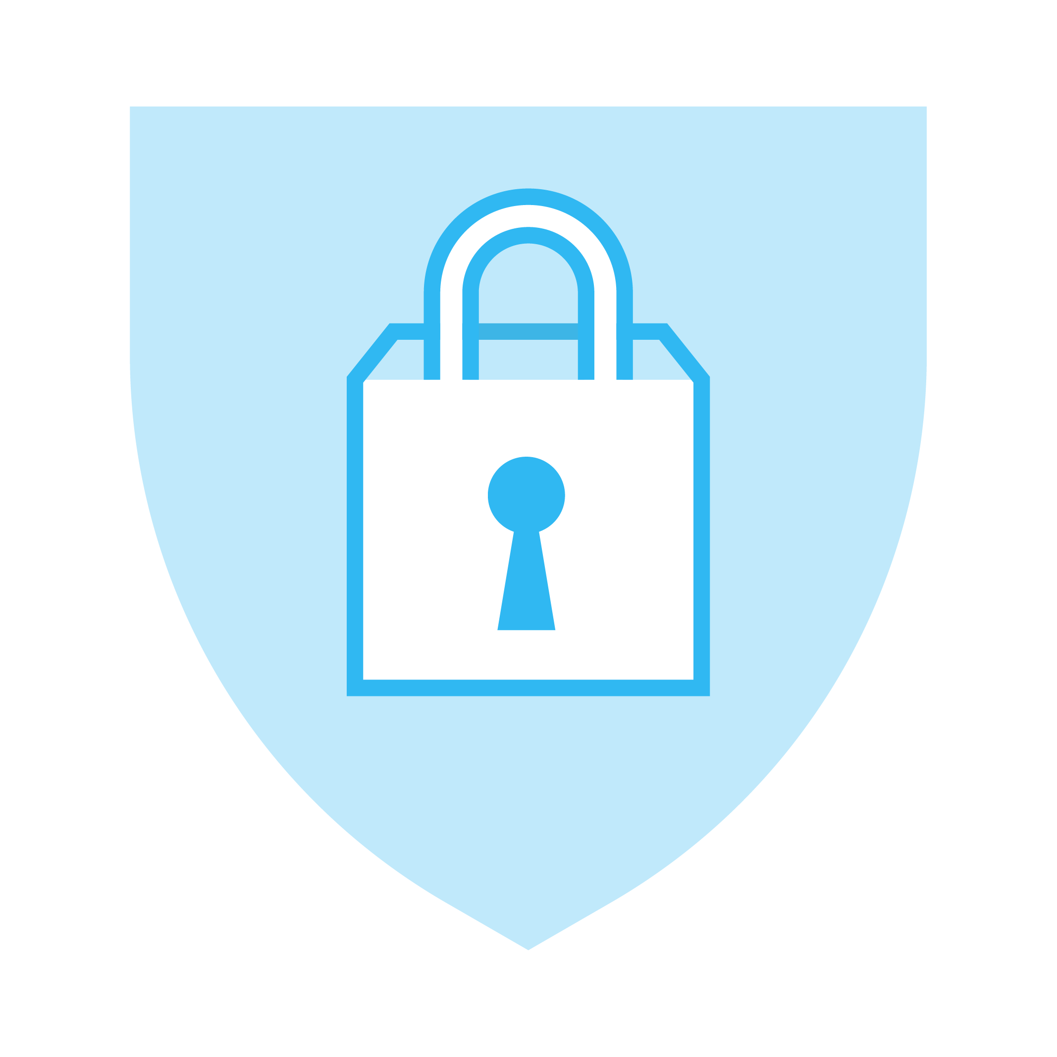 strong cybersecurity icon