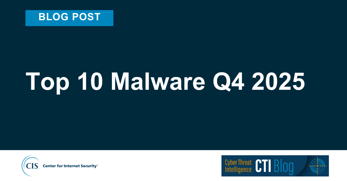 Top 10 Malware Q4 2025